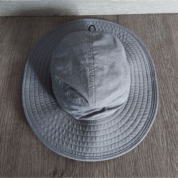 Solar Escape UV Explorer Boonie Hat W Strap Gray UPF 50 Sun Wicking Packable - Picture 2 of 5